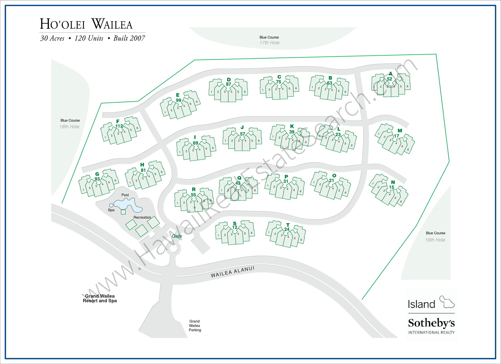 Hoolei Wailea Map Updated